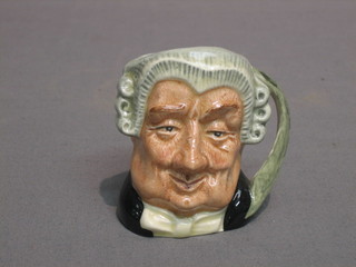 A miniature Royal Doulton character jug The Lawyer D6524