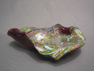 A large and impressive Murano glass bowl 19"