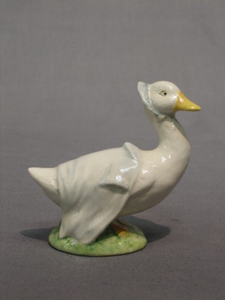A Beswick Beatrix Potter figure Rebecca Puddle Duck 1981