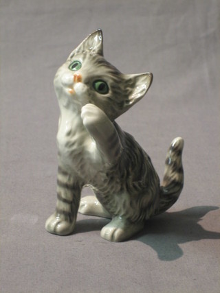 A Goebal figure of a Tabby Cat, the base marked 31005 4"