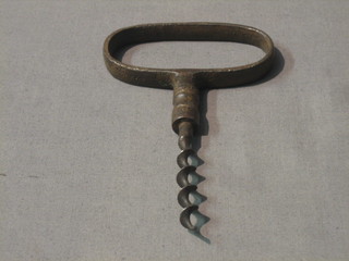 A 19th Century steel corkscrew