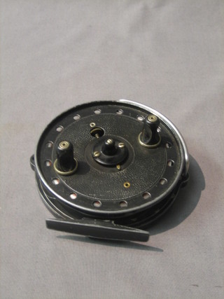 A Trudex centre pin fishing reel by J W Young & Sons 4"