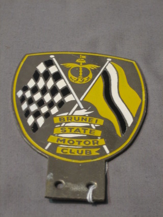 A Brunie State Motor Club badge
