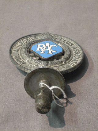 An RAC Associate Member's badge