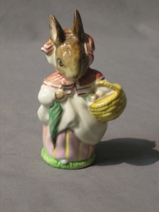 A Beswick Beatrix Potter figure Mrs Rabbit, brown mark 1951