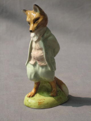 A Royal Albert Beatrix Potter figure Foxey Whiskered Gentleman 