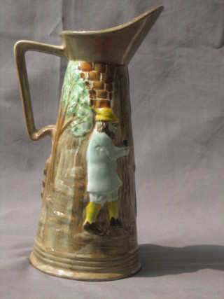 A Radford pottery vase decorated a Tavern scene 11"