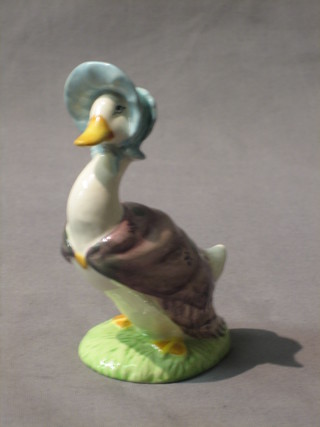 A Beswick Beatrix Potter figure Jemima Puddleduck, brown mark 1948