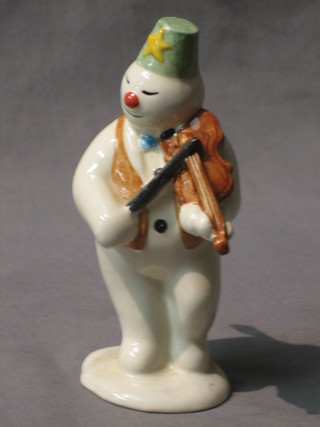 A Royal Doulton Snowman Gift Collection figure The Violinist Snowman 1987