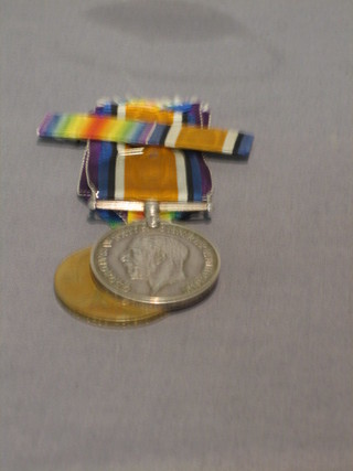 A WWI pair of British War medal and Victory medal to D23943 Pte. W G Butcher Army Ordnance Corps