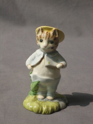 A Beswick Royal Doulton Beatrix Potter figure Tom Kitten in the Rockery, black mark 1997