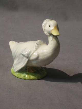 A Beswick Royal Doulton Beatrix Potter figure Rebecca Puddleduck, black mark 1989