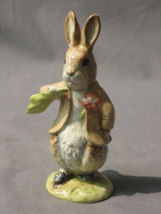 A Beswick Royal Doulton Beatrix Potter figure Benjamin Ate a Lettuce Leaf, black mark 1992