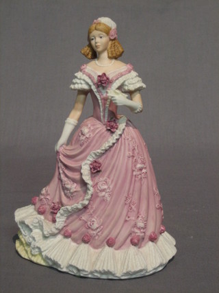 A Wedgwood figure commissioned by Spink "The Coronation Ball 1838"