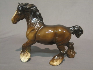 A Beswick figure of a bay Fire Horse, 9"