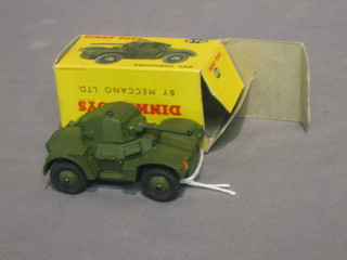 A Dinky Armoured Car no. 670, boxed