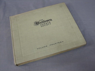 The Beethoven Society Volume 14, comprising 7 HMV 78 records by Arthur Schnabel