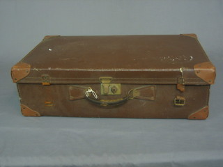 A suitcase containing various programmes and ephemera relating to the life of Lu Lu Adams
