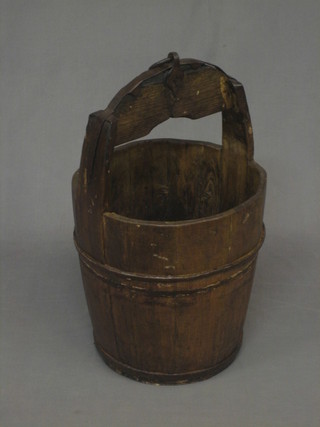 An Eastern wooden bucket