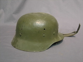 A 1960's German steel helmet