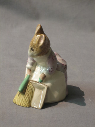 A Royal Albert Beatrix Potter figure Hunca Munca sweeping