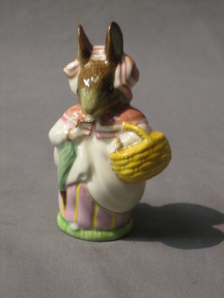 A Beswick Beatrix Potter figure Mrs Rabbit, brown mark 1951