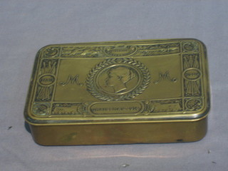 A WWI Princess Mary gift tin