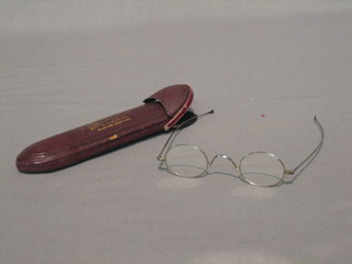 A pair of 19th Century metal spectacles