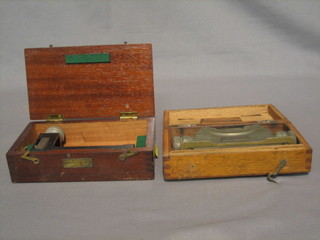 An Air Ministry issue precision spirit level, boxed, together  with a inclinometer by Millesimi, boxed