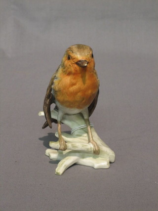 A Goebal figure of a seated robin, the base marked CV 100 1968 5"