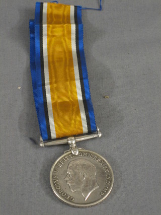 A British War medal to 53684 Pte. A Berry 15th Battalion AIF