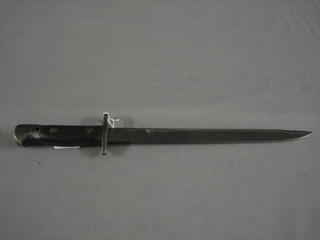 A George V single bladed bayonet with 12" blade marked Mk I RF I (no scabbard)