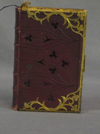 A Victorian leather and gilt metal bound Holy Bible