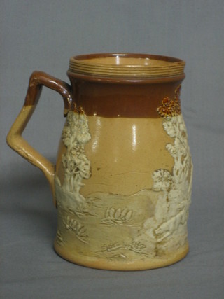 A Royal Doulton hunting ware jug, base marked X2892 1056r, 6"