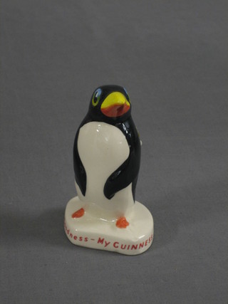 A reproduction Carltonware model of a Guinness advertising penguin My Goodness My Guinness 4"