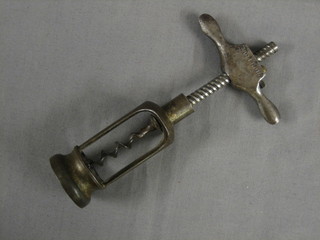 A Wulfruna steel corkscrew, marked patent 5549