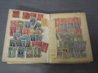 An album of various stamps