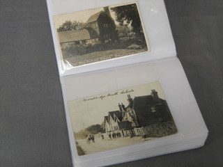 An album of various black and white postcards of Broadbridge Heath, Slinfold, Southwater and Christ's Hospital