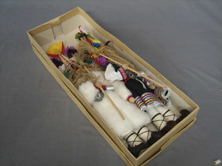 2 Bulgarian spirit dolls together with an explanation from the British Museum