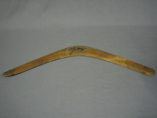 An old wooden Boomerang
