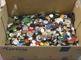 A large collection of various buttons