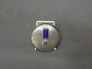 A silver and enamel compact decorated the badge of the Scots Guards Birmingham 1940