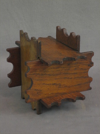 A wooden puzzle money box 5" (f)