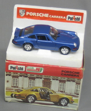 A Polnstil model Porsche Carrera no. S82, a Nacoral model Panther Bertone no. 3516/M, a Matchbox K-2003 Crusader, and a Polnstil Bernard Darniche Lancia Stratos Chardonnet model, all boxed