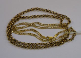 A gold chain and 1 other