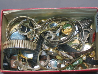 A collection of old wrist watches etc