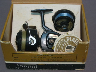 An Intrepid Super Twin 4-1 high speed reel, boxed