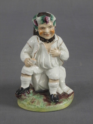 A 19th Century Staffordshire figure group of Bacchus 7"