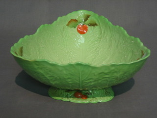A Carltonware triangular leaf shaped dish 9"