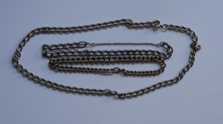 3 various silver chains